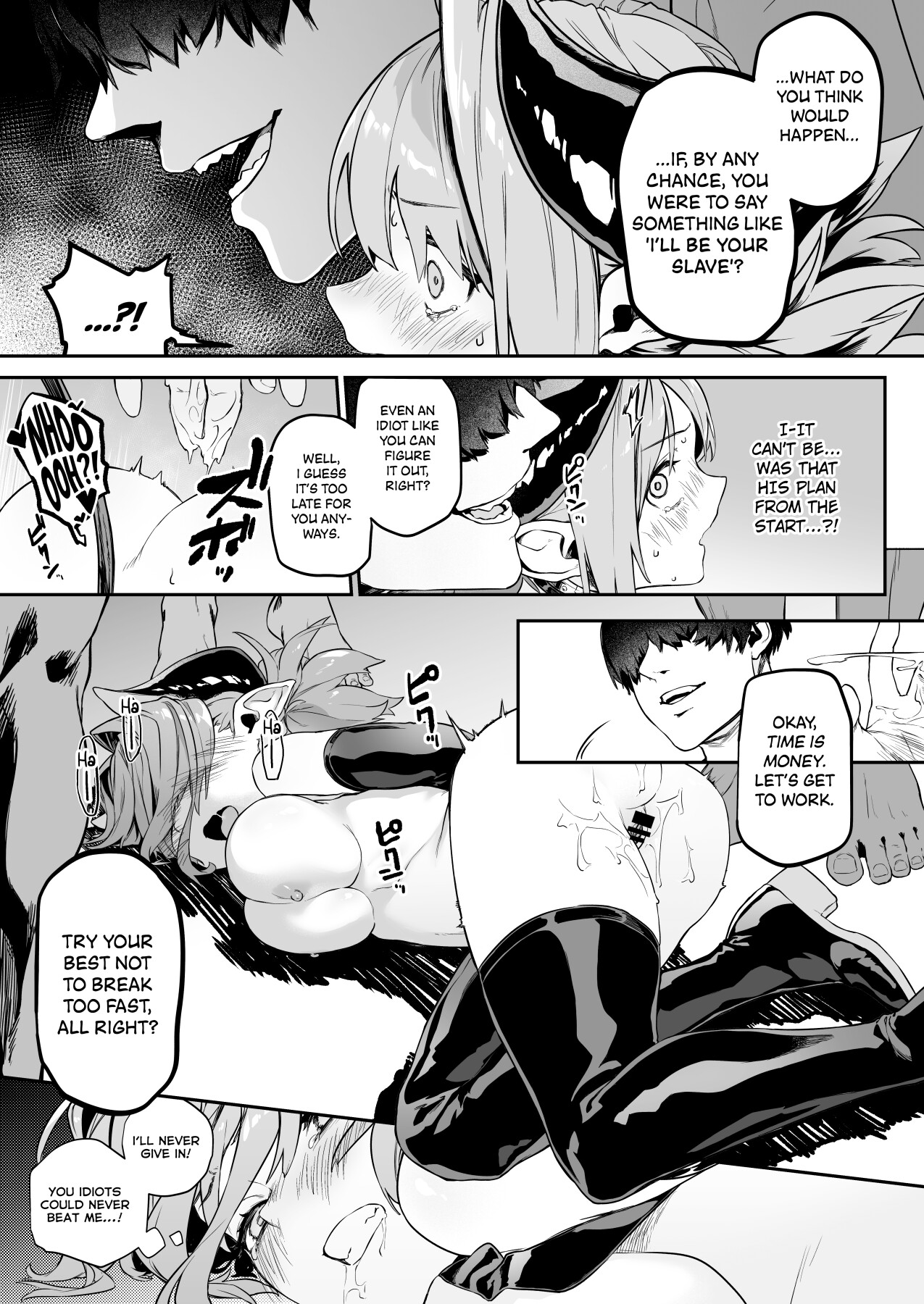 Hentai Manga Comic-Charming plan! - the succubus brat won't lose to a dick!(?)--Read-8